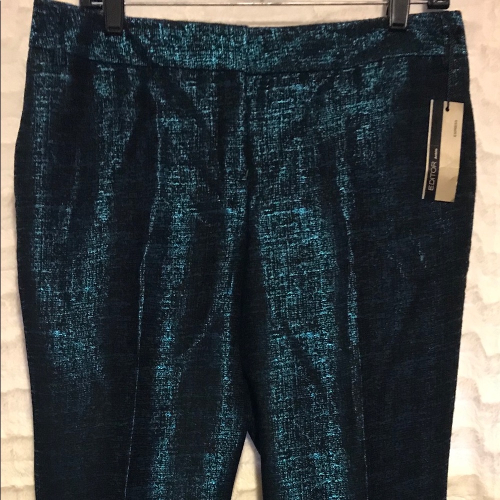 Express 8R Editor low rise shiny ankle pant